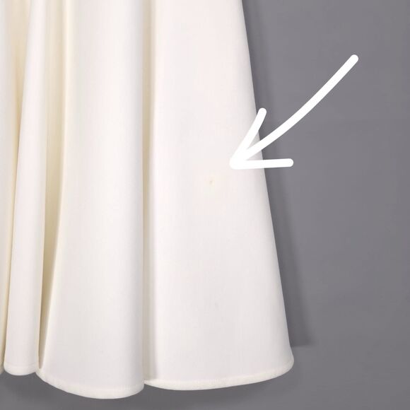 Brooks Brothers New Red Fleece Women’s Dress Size 2 White Fit Flare Sleeveless - Picture 8 of 12